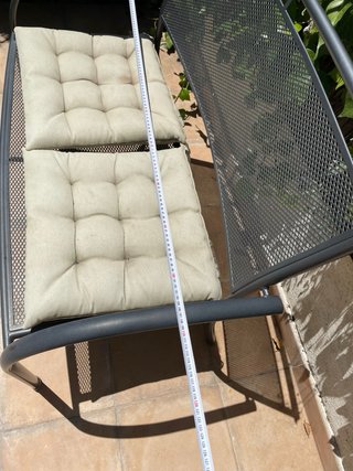Sillón de terraza gris