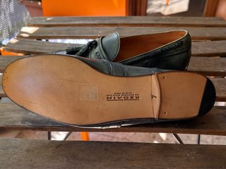 Mocassini REGAIN Pelle Verde Tassel Loafer