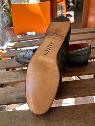 Mocassini REGAIN Pelle Verde Tassel Loafer