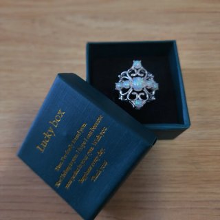 Anillo Plata 925 Ópalo y Circonitas Talla 57
