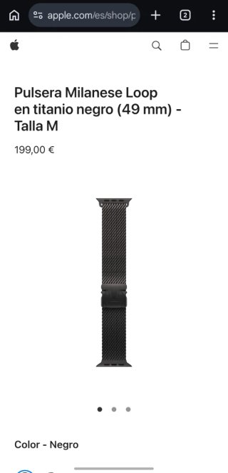 Apple Watch Ultra 3 GPS+Celular Negro.