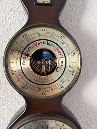 Barómetro Electric para arreglar, falta un cristal