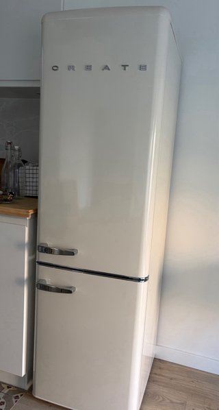 Nevera Crema Create Retro