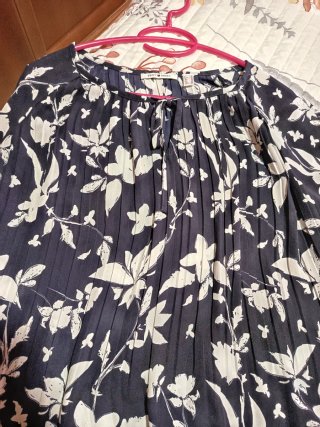 Top flores Punto Roma Talla L