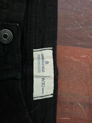 Pantalón Springfield Negro Talla 32