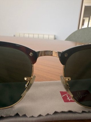 Ray-Ban Clubmaster 49-21 Marrón Dorado