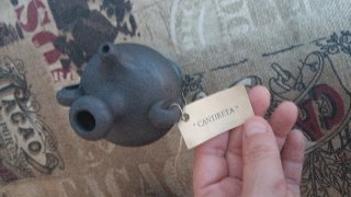 Lote de 2 cantineras de cerámica