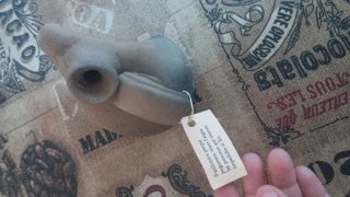 Lote de 2 cantineras de cerámica