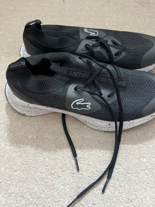 Zapatillas Lacoste Negras y Grises