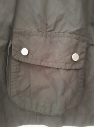 Cazadora-parka unisex marrón