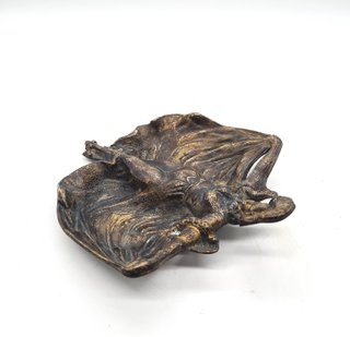 Portaoggetti bronzo Art Déco Loie Fuller