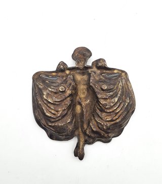 Portaoggetti bronzo Art Déco Loie Fuller