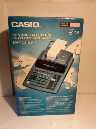 Calculadora Impresora Casio DR-420TER