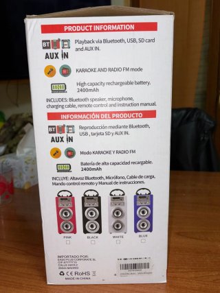 Cassa Bluetooth Portatile DYNASONIC