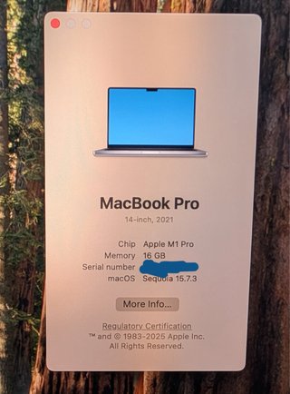 MacBook Pro M1 14 16GB 512GB SSD