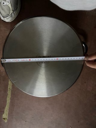 Olla Lacor Metal Plateada