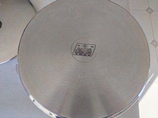 Olla Lacor Metal Plateada