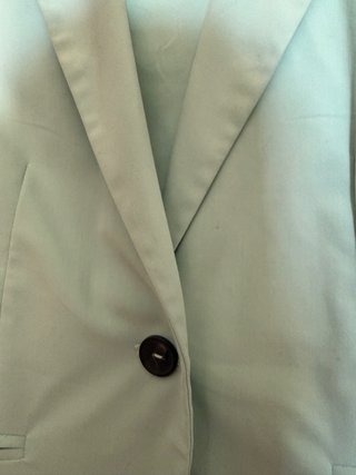 Traje Zara S/36 verde claro