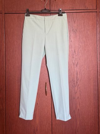 Traje Zara S/36 verde claro