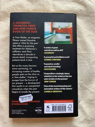 Libro en inglés: Time shelter.