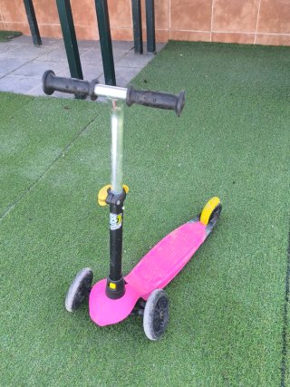 Patinete 3 Ruedas Rosa