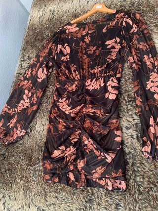 Vestido mini floral talla S
