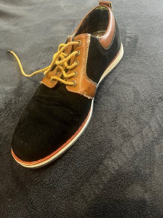 Zapatos Oxford Bicolor Negro/Marrón