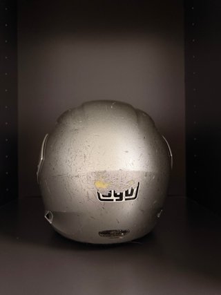 Casco AGV Modular Talla XL Plata