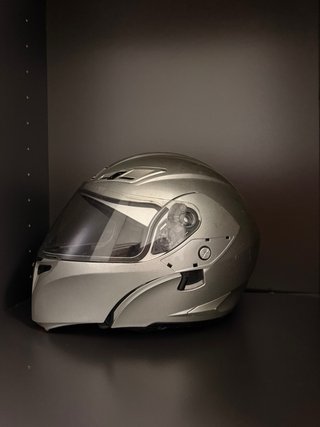 Casco AGV Modular Talla XL Plata