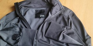 Chaqueta Jack & Jones gris cremallera T.S