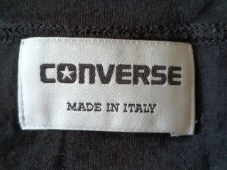 T-shirt Converse con Micro-Borchiette Nera