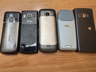 Lote 5 móviles Nokia antiguos