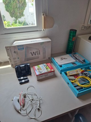 Nintendo Wii Consola Blanca + Juegos