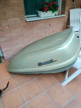 Cofre 400l para coche