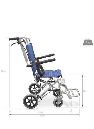 Silla de ruedas plegable