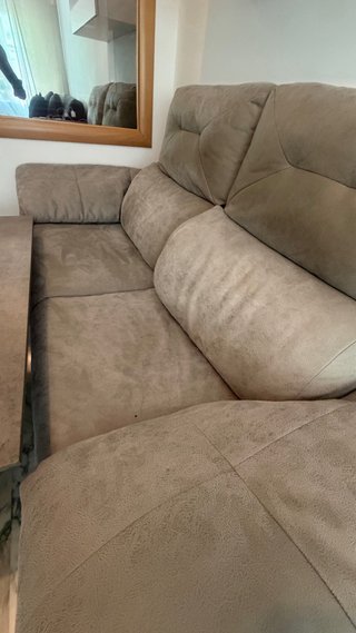 Sofá y mesa plegable