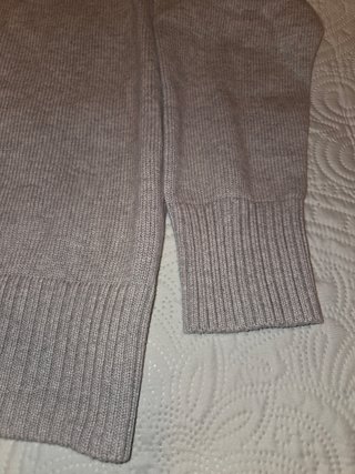 Jersey Ami Paris Lana Gris Corazón Negro