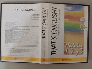 THAT'S ENGLISH! - 2002 -Módulos 1, 2, 3 - 7 CD-R