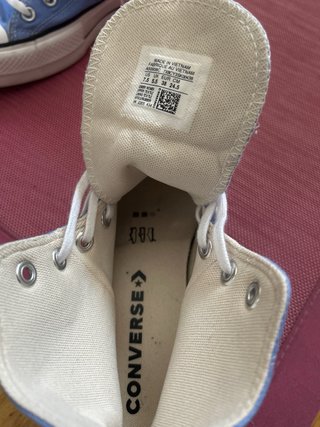 Converse Tela Azul Talla 38