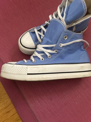Converse Tela Azul Talla 38