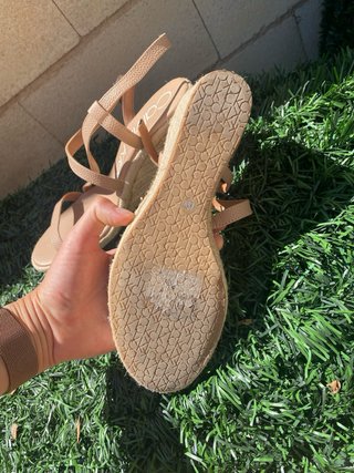 Sandalias cuña Calvin Klein beige
