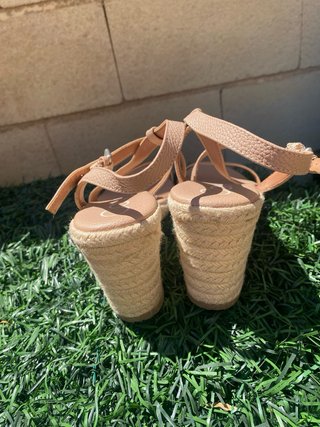 Sandalias cuña Calvin Klein beige