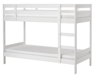 Cama litera madera + 2 colchones