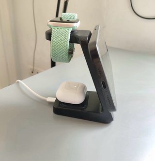 Base Carga MANKIW iPhone/Airpods/Watch