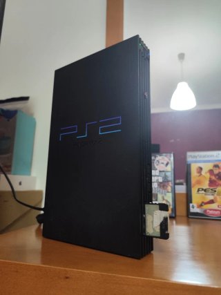 Pack Consola Sony PS2 Fat + Jogos + Memory Card