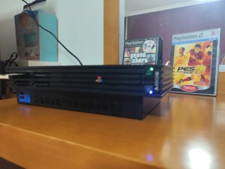 Pack Consola Sony PS2 Fat + Jogos + Memory Card