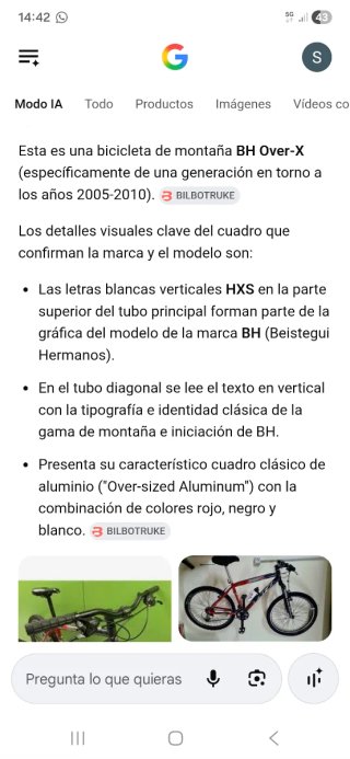 Bicicleta de montaña