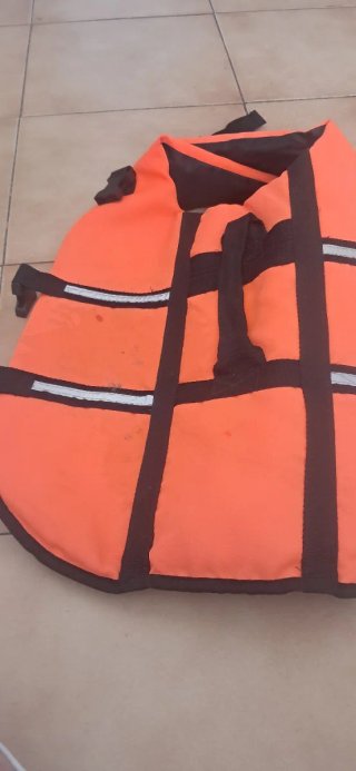 CHALECO Salvavidas naranja talla LG.