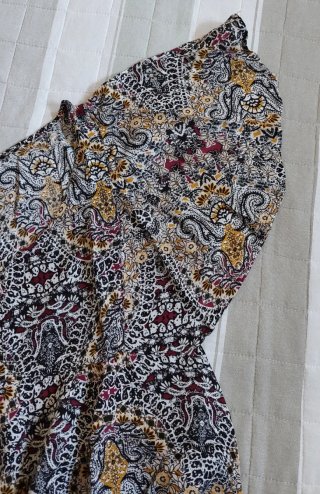 Blusa Stradivarius Estampada Talla S