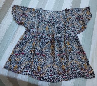 Blusa Stradivarius Estampada Talla S